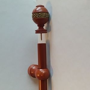 Wood Drapery Hardware Set